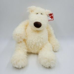 GUND PHILBIN CREAM COLORED SHAGGY PLUSH